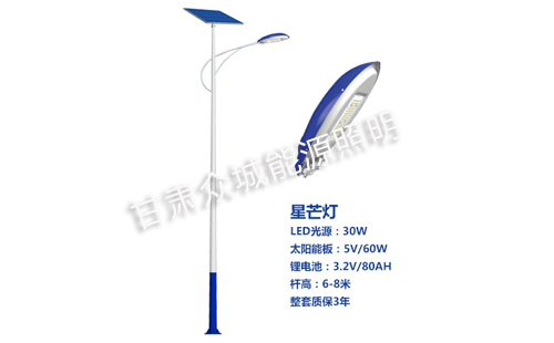 隆子太阳能路灯核心技术参数解读